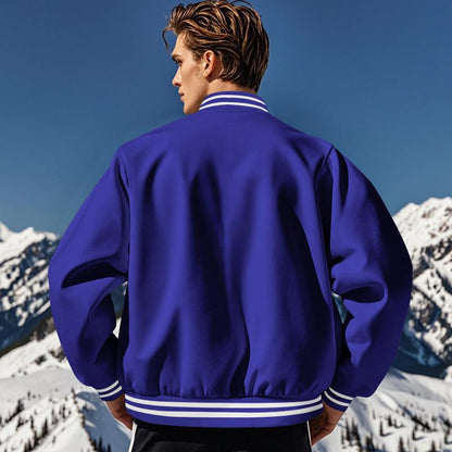 Heren Baseballjacke – Sportieve jas met staande kraag en comfortabele pasvorm
