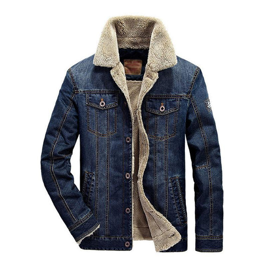 Heren Jeansjack – Stijlvol denim jack met reverskraag en casual fit