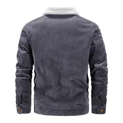 Vintage Herenjacke – Multifunctionele jas met meerdere zakken voor heren