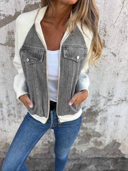 Zip-Up Jack voor Dames – Damesjack met Rits, Casual en Comfortabel voor Elke Gelegenheid