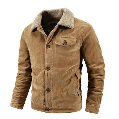 Vintage Herenjacke – Multifunctionele jas met meerdere zakken voor heren