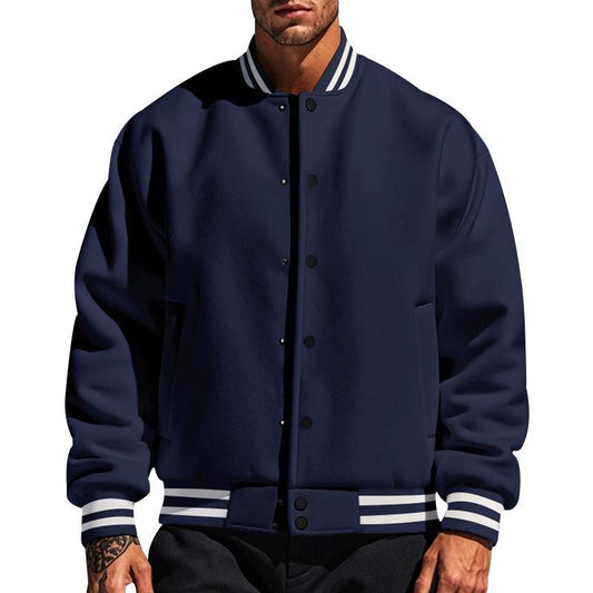 Heren Baseballjacke – Sportieve jas met staande kraag en comfortabele pasvorm