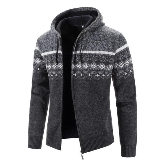 Heren Hoodie met Volledige Rits – Comfortabele Trui voor Casual en Sportieve Gelegenheden
