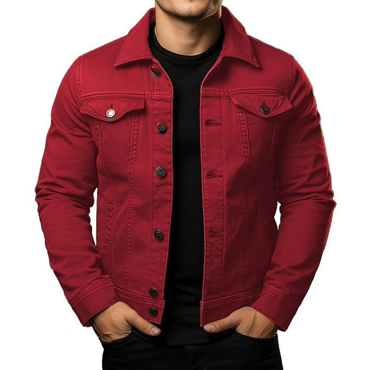 Heren-knopjack met borstzakken – Casual overhemdjack voor heren, stijlvol en comfortabel