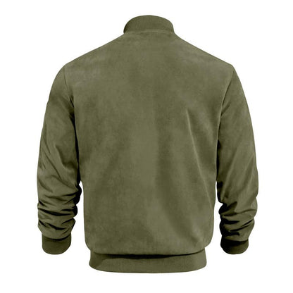 Jack met rits heren – Casual jack met zijzakken en doorlopende rits voor heren
