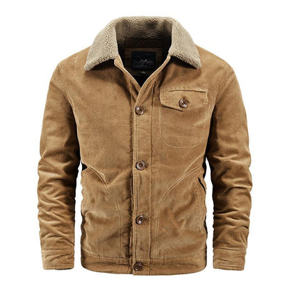 Vintage Herenjacke – Multifunctionele jas met meerdere zakken voor heren
