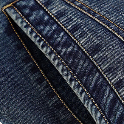 Heren Jeansjack – Stijlvol denim jack met reverskraag en casual fit