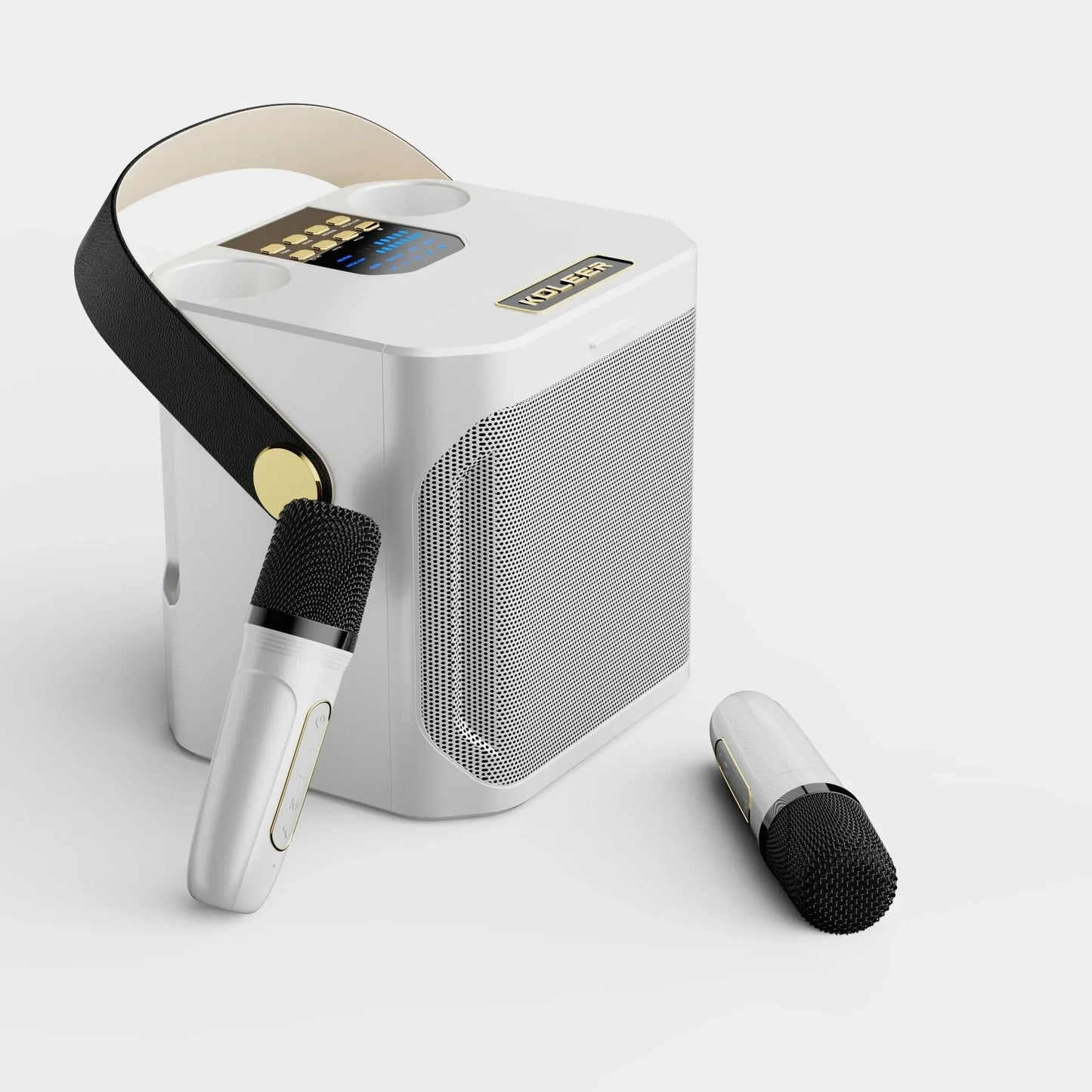 Tragbarer Karaoke-Bluetooth-Lautsprecher mit 360°-Sound