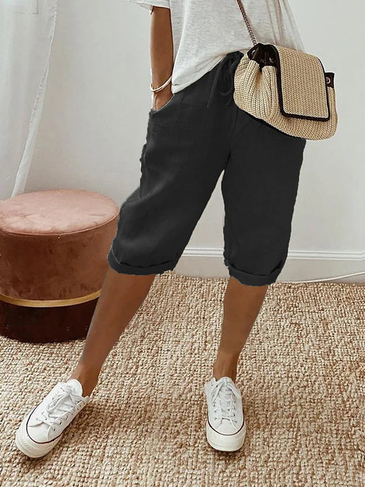 Shorts Dames Katoen – Comfortabele en Ademend Korte Broeken voor Zomer