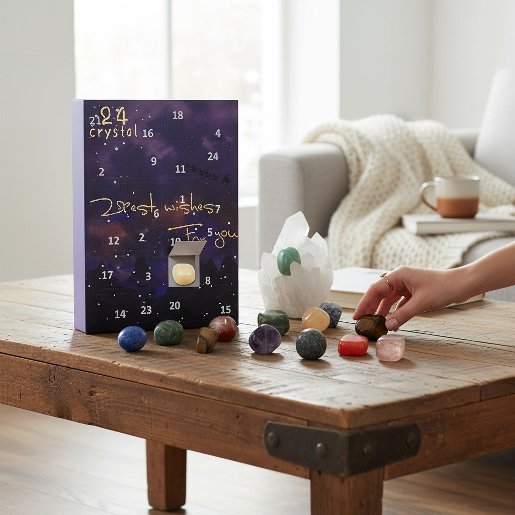 Kristallen Adventskalender 2025 Kerstcadeau 24 Dagen