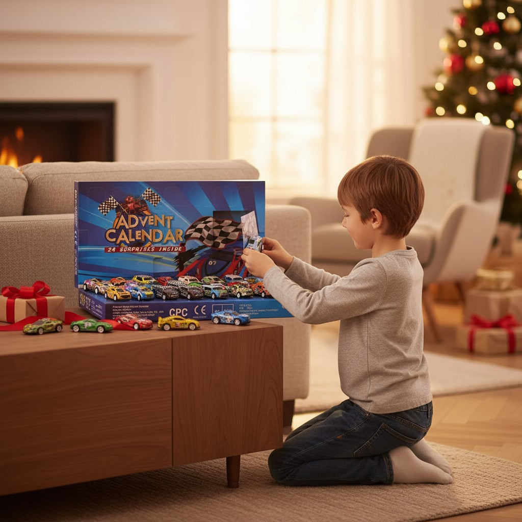 Racing Auto Advent Kalender 24 Dagen Countdown