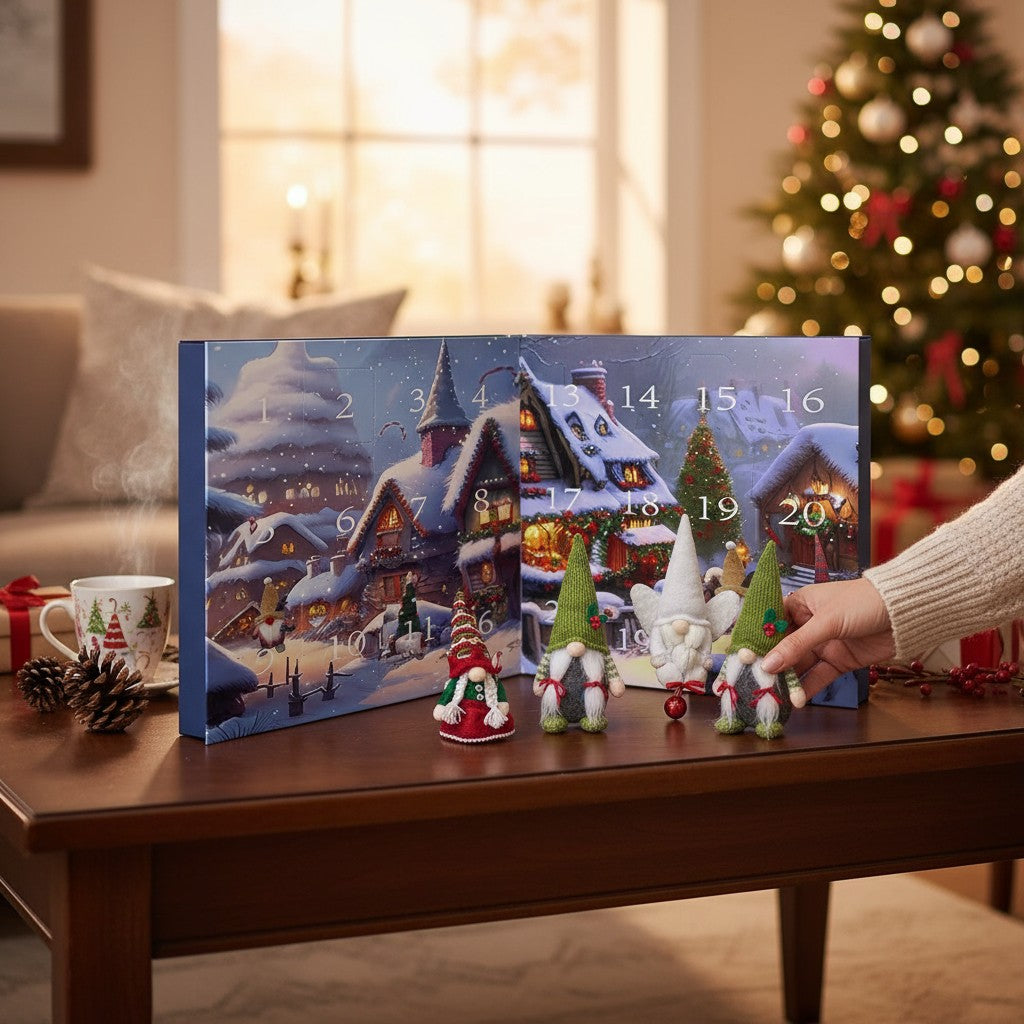 Gnome Figuren Kerstdecoratie Adventskalender