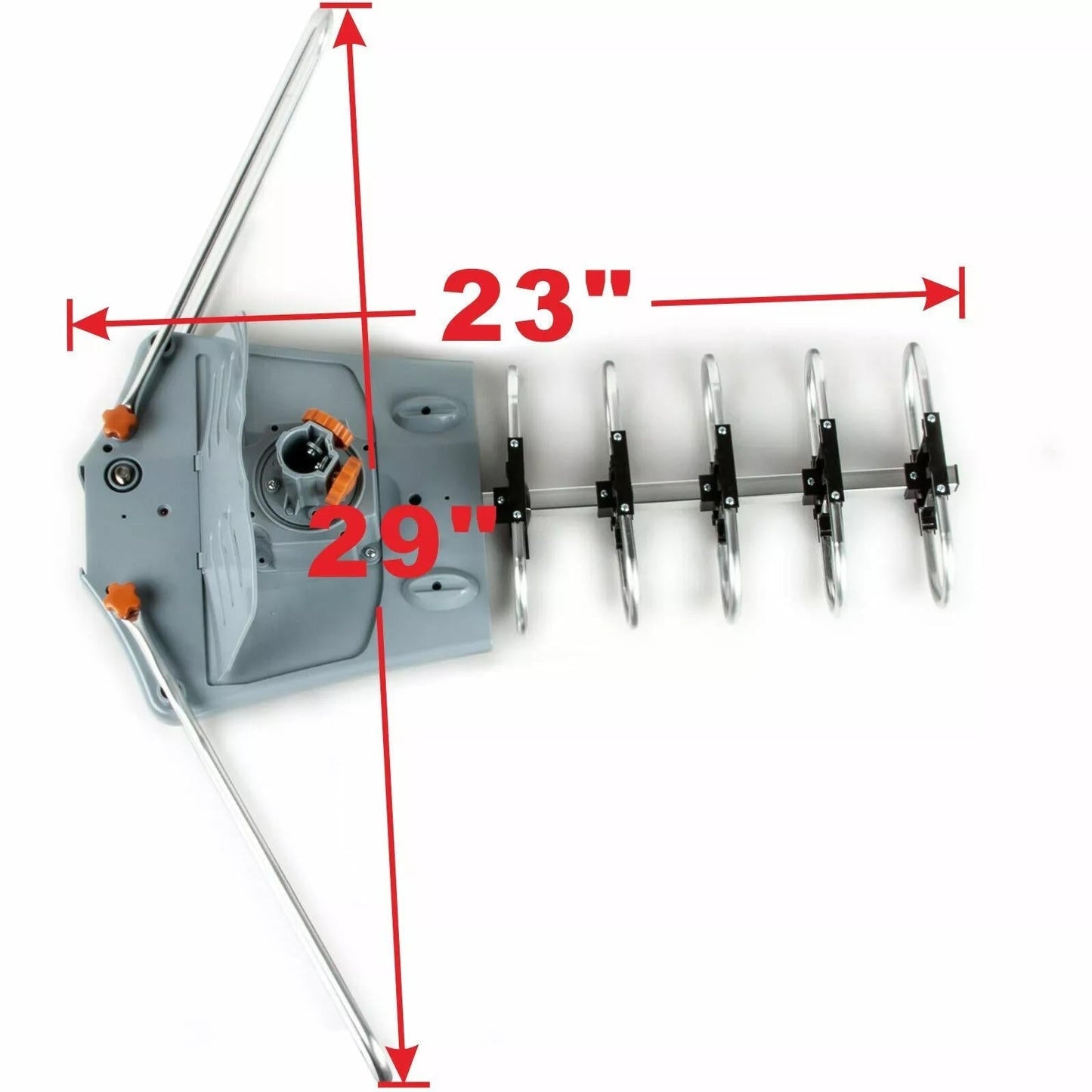 HD TV Antenne 360 Graden Gemotoriseerd met Montagepaal