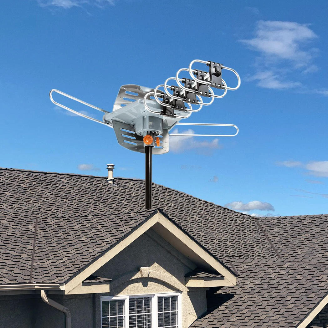 HD TV Antenne 360 Graden Gemotoriseerd met Montagepaal