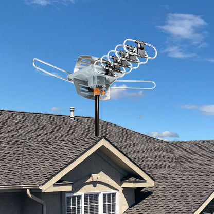 HD TV Antenne 360 Graden Gemotoriseerd met Montagepaal