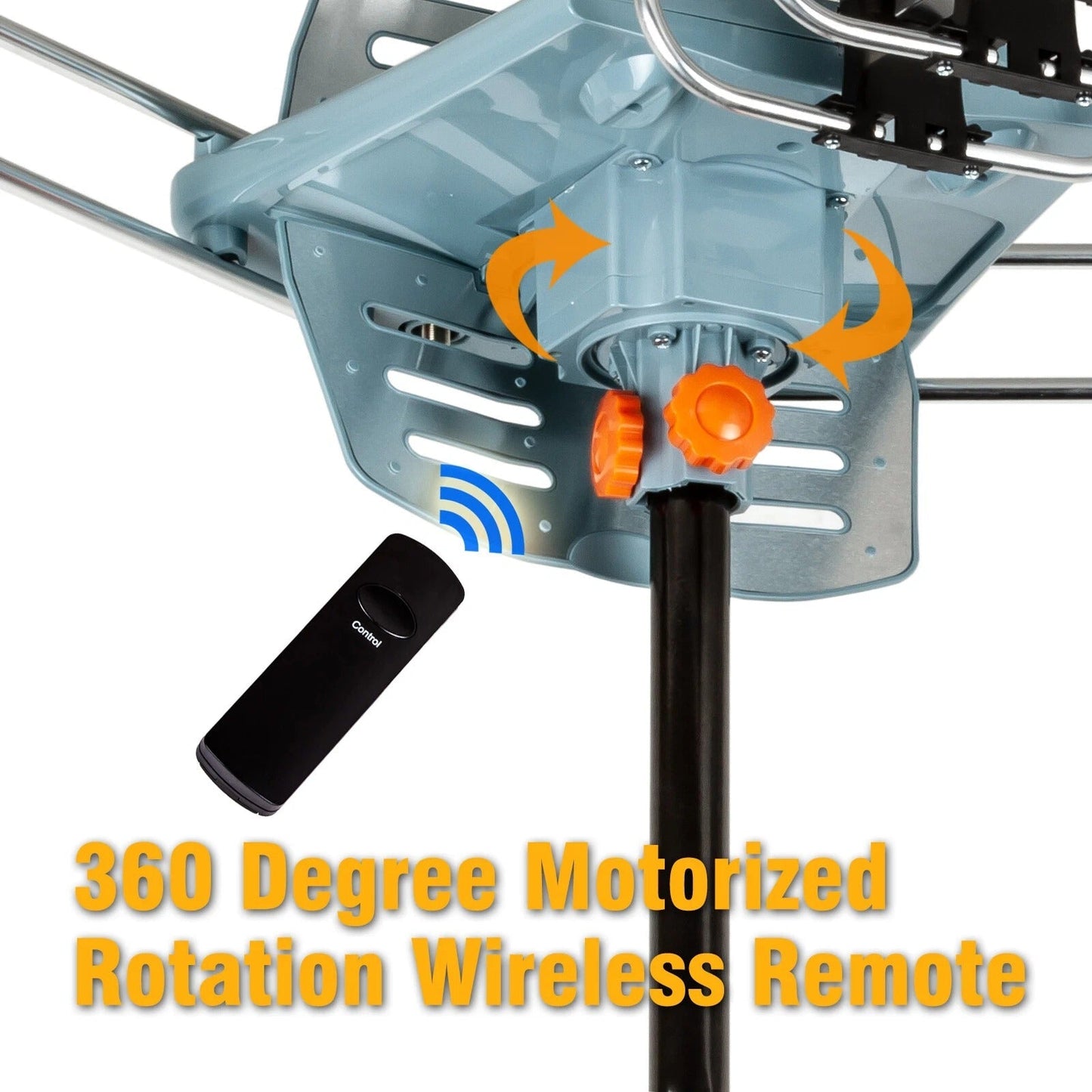 HD TV Antenne 360 Graden Gemotoriseerd met Montagepaal