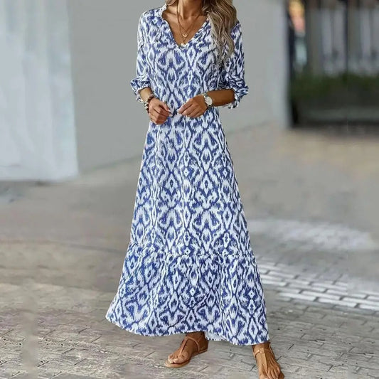 Maxikleed Dames – Elegante lange jurk voor speciale gelegenheden en zomerfeest
