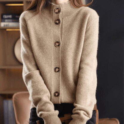 Trui Dames met Knopsluiting – Comfortabele Gebreide Trui voor Herfst en Winter