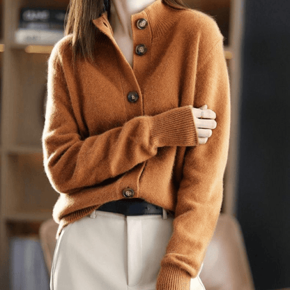 Trui Dames met Knopsluiting – Comfortabele Gebreide Trui voor Herfst en Winter