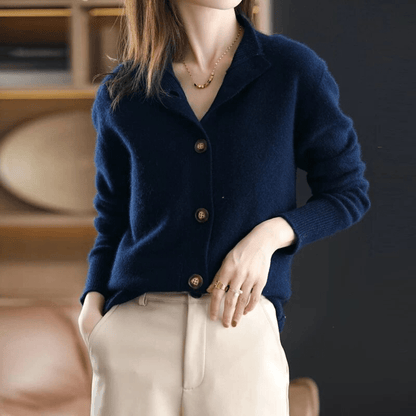 Trui Dames met Knopsluiting – Comfortabele Gebreide Trui voor Herfst en Winter