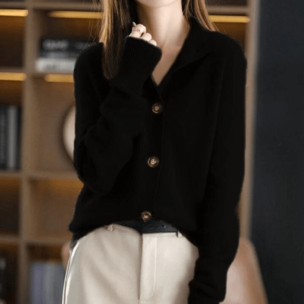 Trui Dames met Knopsluiting – Comfortabele Gebreide Trui voor Herfst en Winter