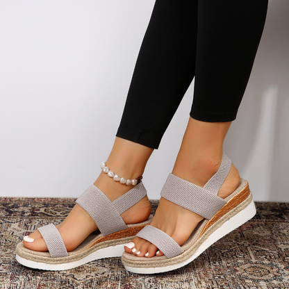 Comfortabele Orthopedische Sandalen voor Vrouwen – Sleehak Sandalen met Steun