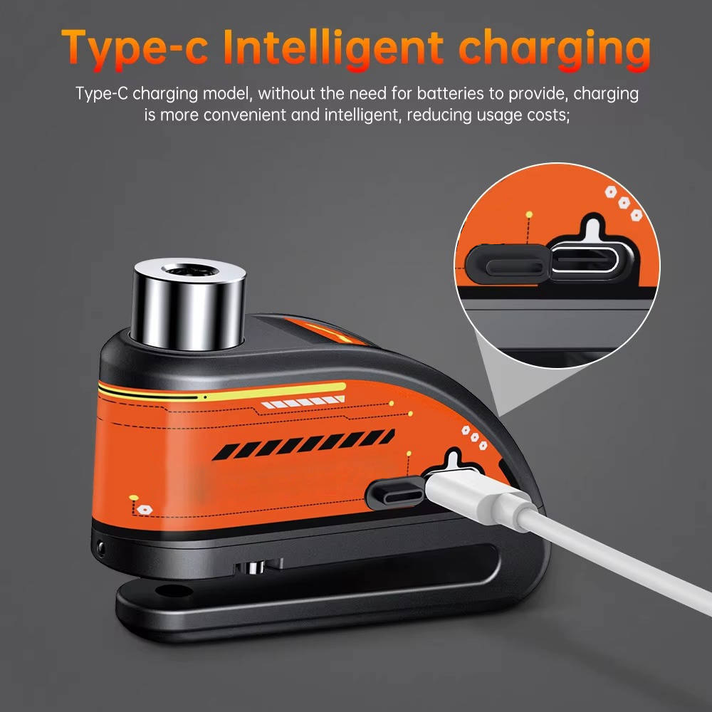 Motorrad-Scheibenbremsenschloss-Alarm