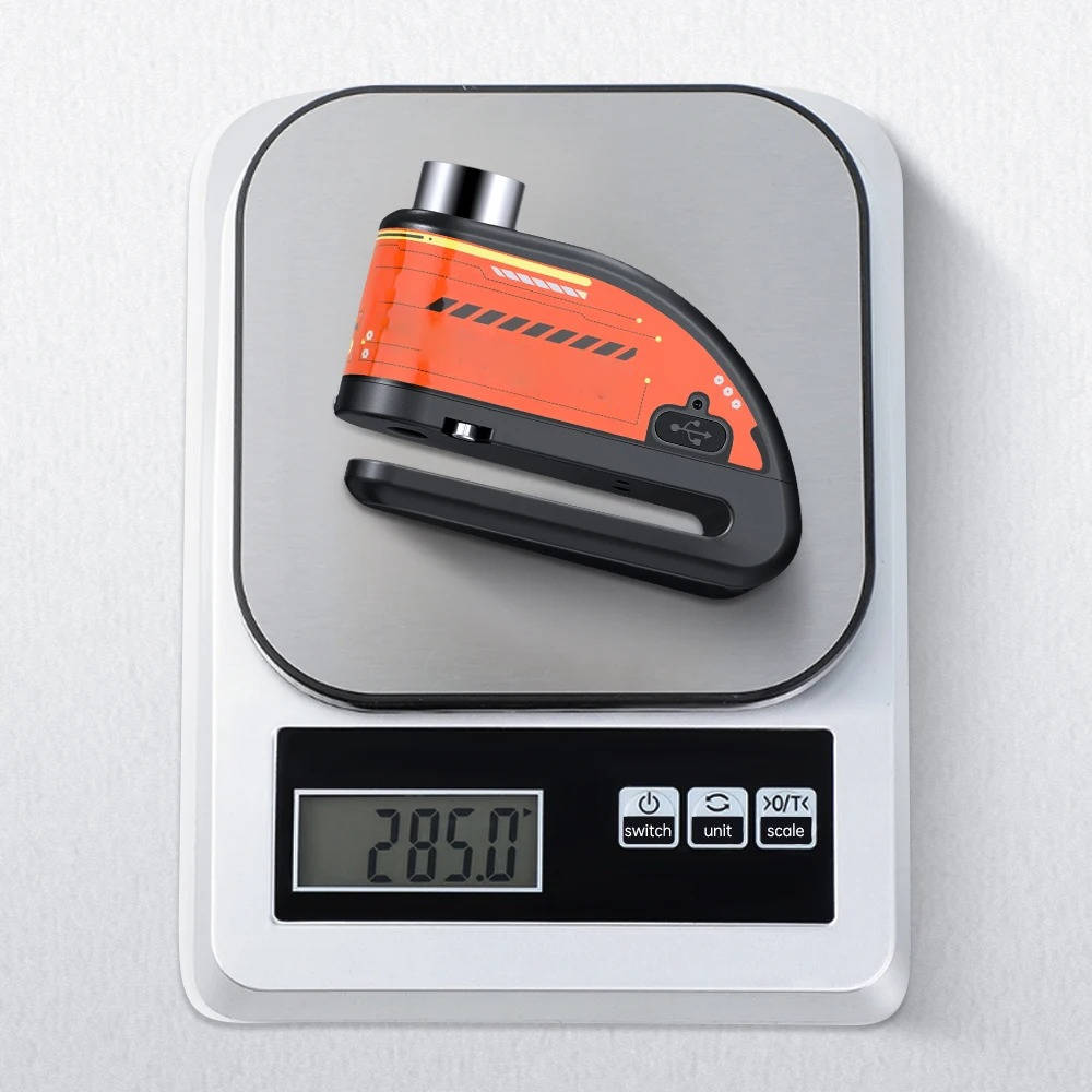 Motorrad-Scheibenbremsenschloss-Alarm