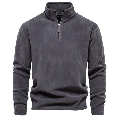 Half Zip Pullover heren – Comfortabele fleece trui voor casual en sportief