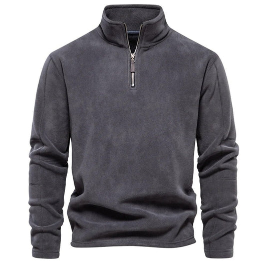 Half Zip Pullover heren – Comfortabele fleece trui voor casual en sportief