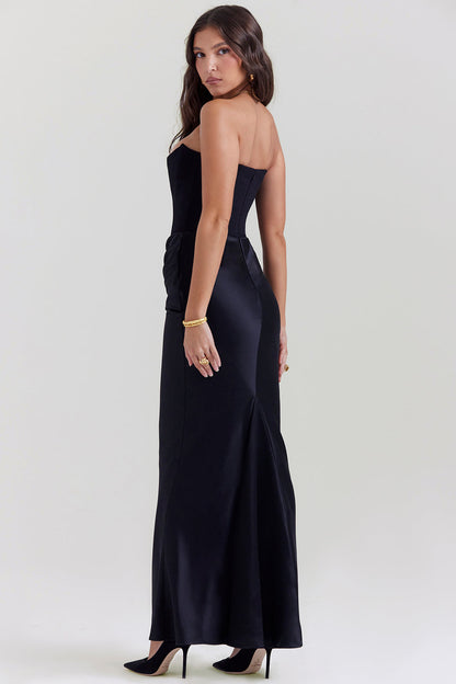 Korsetjurk dames – Elegante strapless jurk voor bruiloft en feestgelegenheden