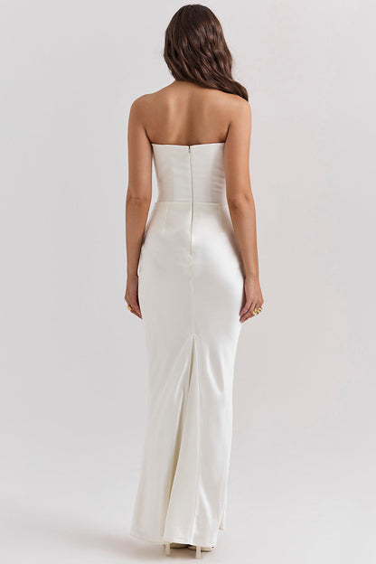 Korsetjurk dames – Elegante strapless jurk voor bruiloft en feestgelegenheden