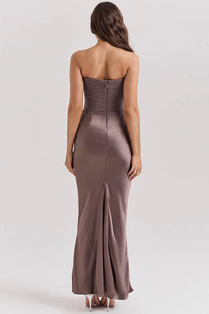Korsetjurk dames – Elegante strapless jurk voor bruiloft en feestgelegenheden