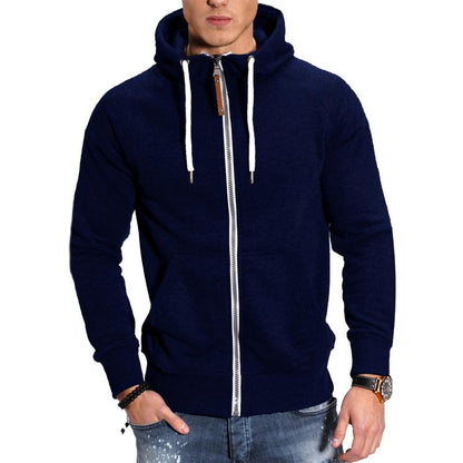 Heren Kapuzenjacke – Comfortabele hoodie met zijzakken voor casual stijl