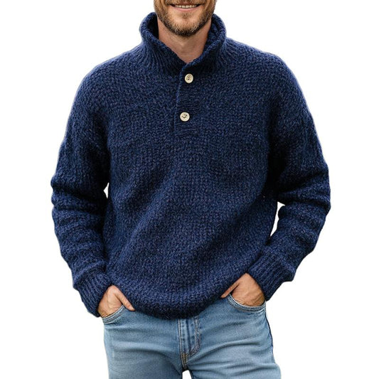 Heren Trui – Comfortabele trui met staande kraag, warme en stijlvolle sweater