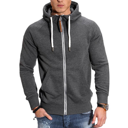 Heren Kapuzenjacke – Comfortabele hoodie met zijzakken voor casual stijl