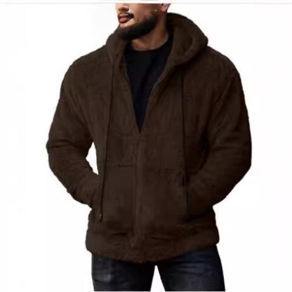 Herenjack met capuchon – Comfortabele hoodie met zijzakken voor casual stijl
