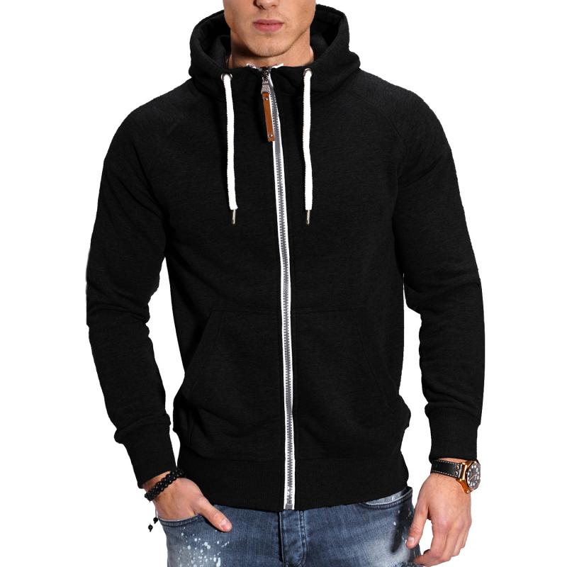 Heren Kapuzenjacke – Comfortabele hoodie met zijzakken voor casual stijl