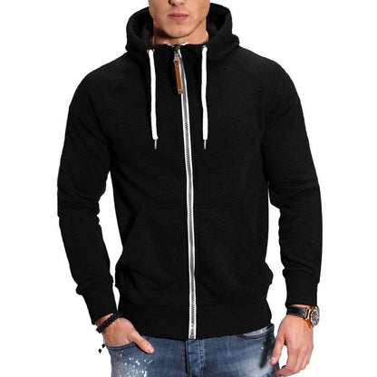 Heren Kapuzenjacke – Comfortabele hoodie met zijzakken voor casual stijl