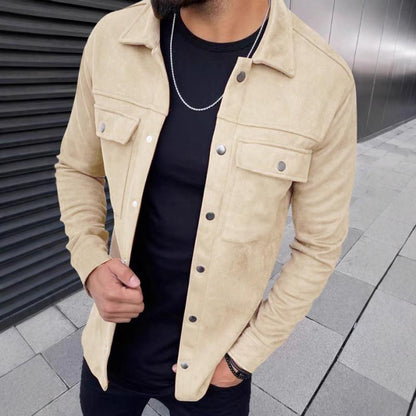 Herenjack met knopen – Casual jasje met borstzakken, stijlvol en comfortabel