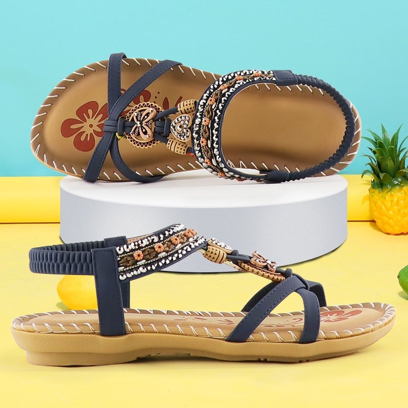 Sandaal Dames – Designer Sandaal van Leer met Elegante Ontwerpen voor Zomer