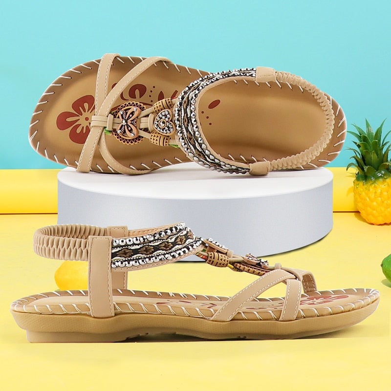 Sandaal Dames – Designer Sandaal van Leer met Elegante Ontwerpen voor Zomer