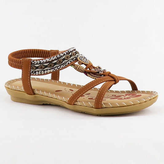 Sandaal Dames – Designer Sandaal van Leer met Elegante Ontwerpen voor Zomer