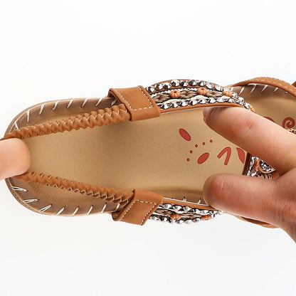 Sandaal Dames – Designer Sandaal van Leer met Elegante Ontwerpen voor Zomer