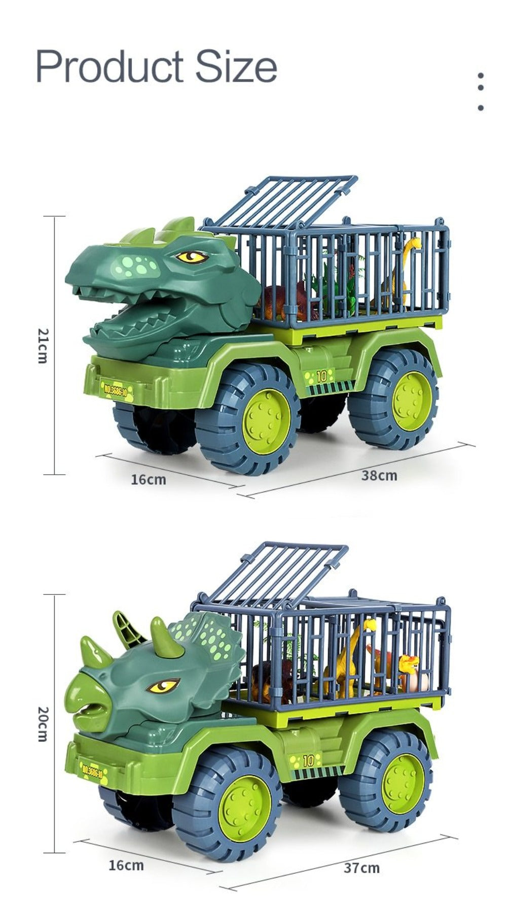 Dino Graafmachine Truck Speelgoed Voertuig Set