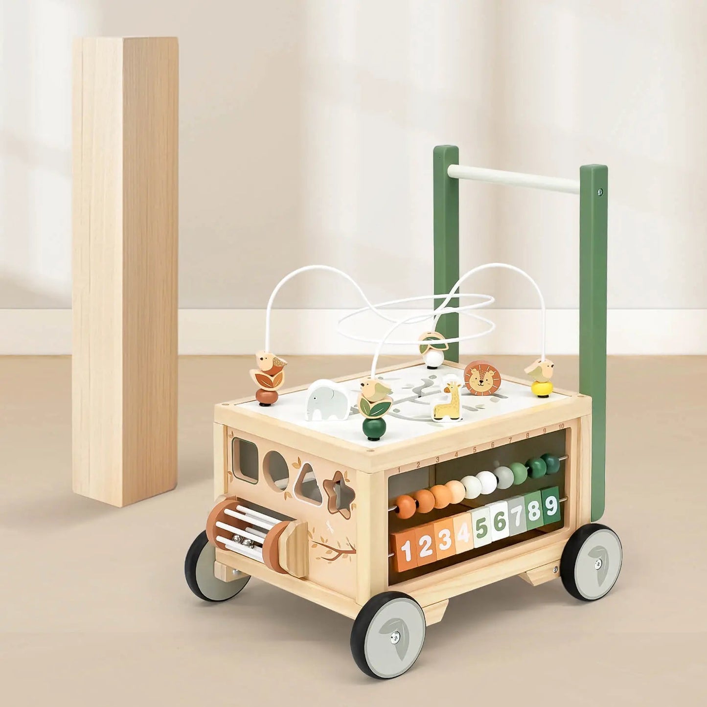 Houten Baby Duwwagen Verstelbaar