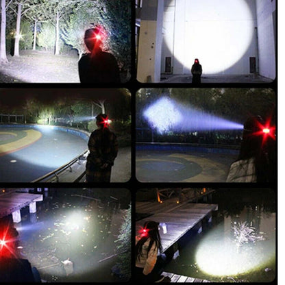 Oplaadbare LED Hoofdlamp 990000 Lumen