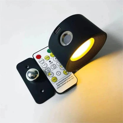 Wiederaufladbare LED-Wandleuchte, 360° drehbar, dimmbar