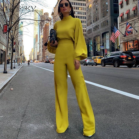 Lange mouwen dames jumpsuit – Elegante jumpsuit met comfortabele pasvorm voor elke gelegenheid