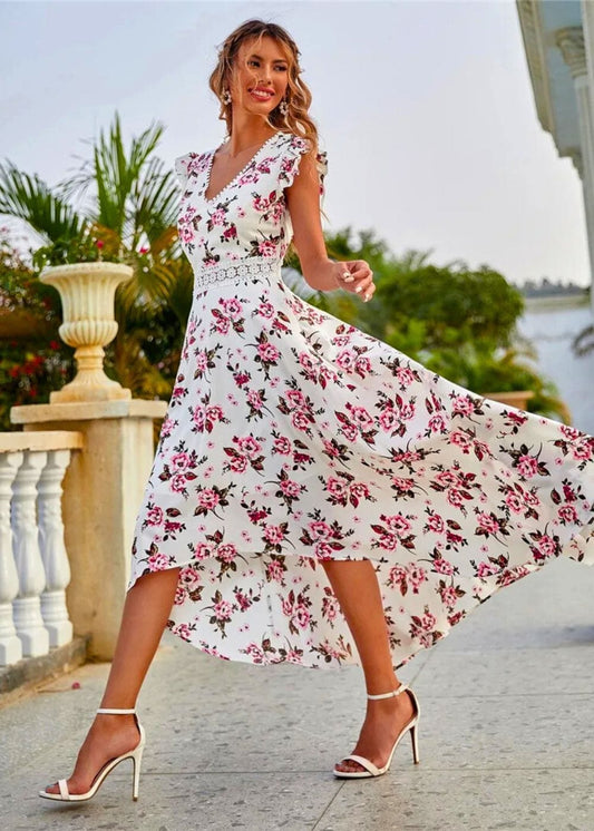 Bohemian Plattelandsjurk – Lange jurk met bloemenprint, luchtig en stijlvol